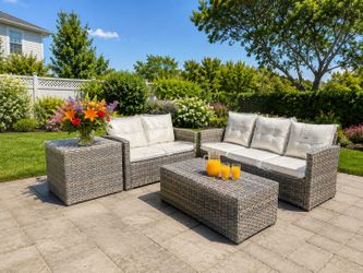 NEW—4pc set patio furniture (complete set)