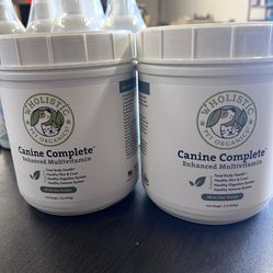 Wholistic Pet Organics Canine Complete - Dog Multivitamin Powder - 2 Lb - Daily Dog Vitamins and Supplements for Homemade Food - Immune System, Skin, 