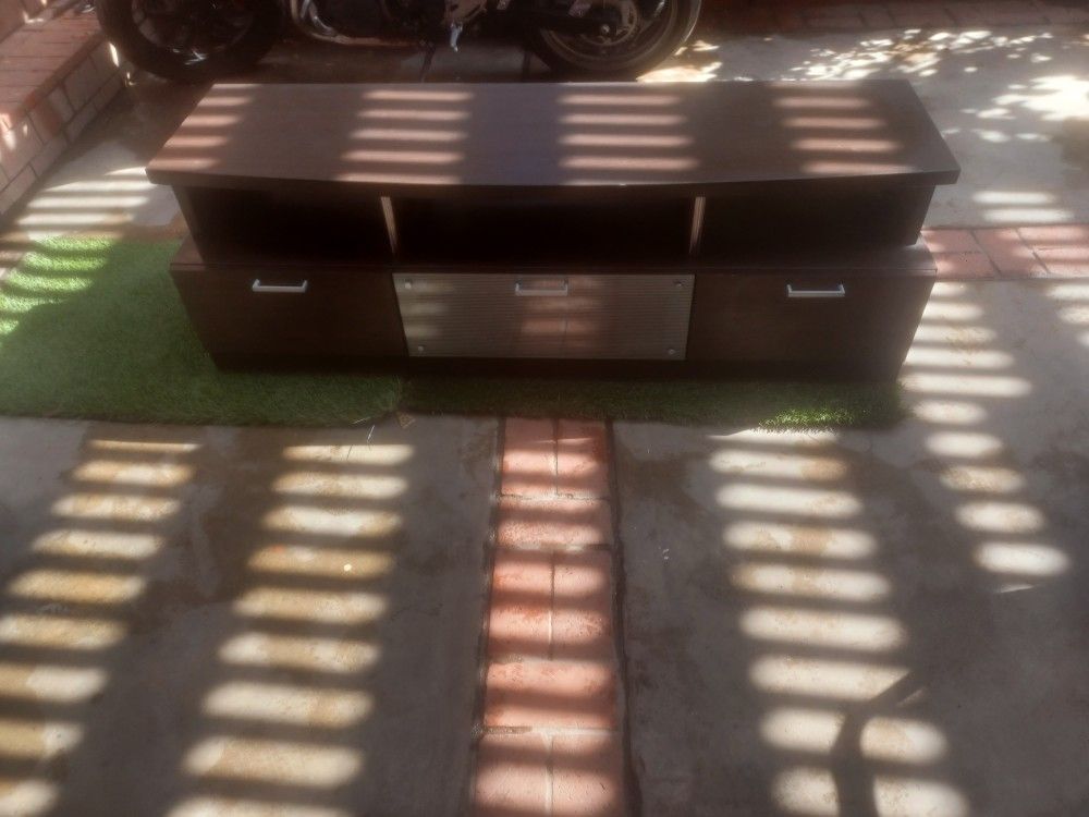 Television Stand Dark Brown