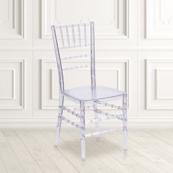 Clear Chivari Acrylic Chairs Bulk Only