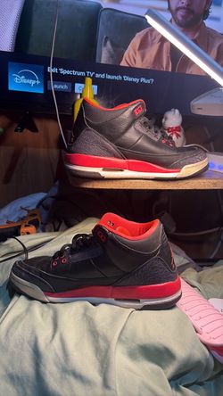 Air Jordan 3 Retro "Bright Crimson" - Youth Size 6Y
