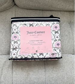 New Juicy Couture Home 6-Piece Queen Sheet Set