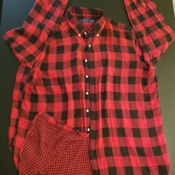 Ralph Lauren Plaid Shirt Xxl