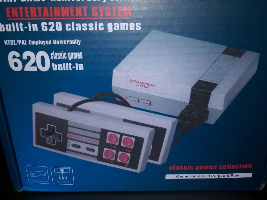 Nintendo Entertainment system 620 Games Bulit In