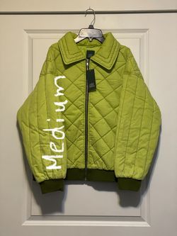 New Women’s Woven Quilted Bomber Jacket 
