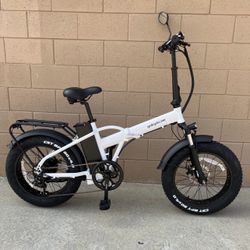 Step over electric bike  Sgvbicycles 48V 750W13AH 20" x4.0 Fat Tire E-Bike Folding Step Over