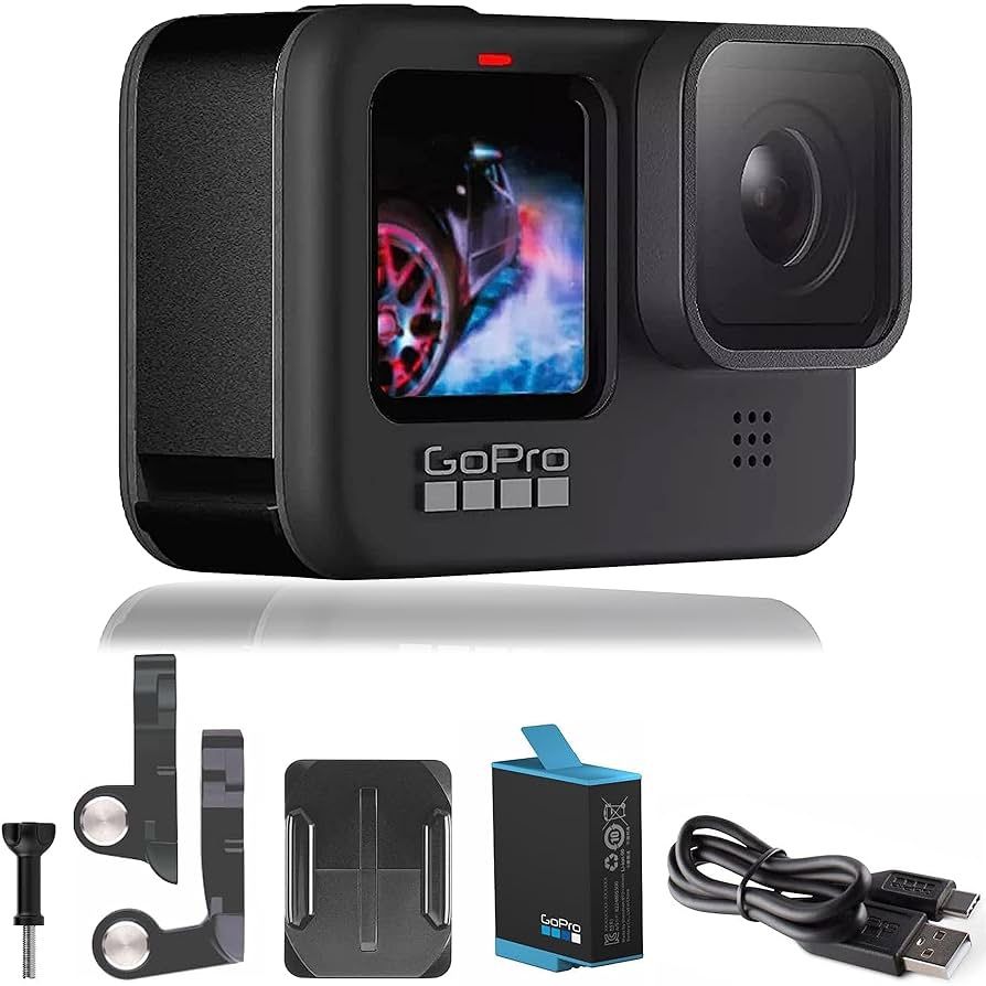 GoPro HERO9 Black - Waterproof Action Camera And Zookki Accessories