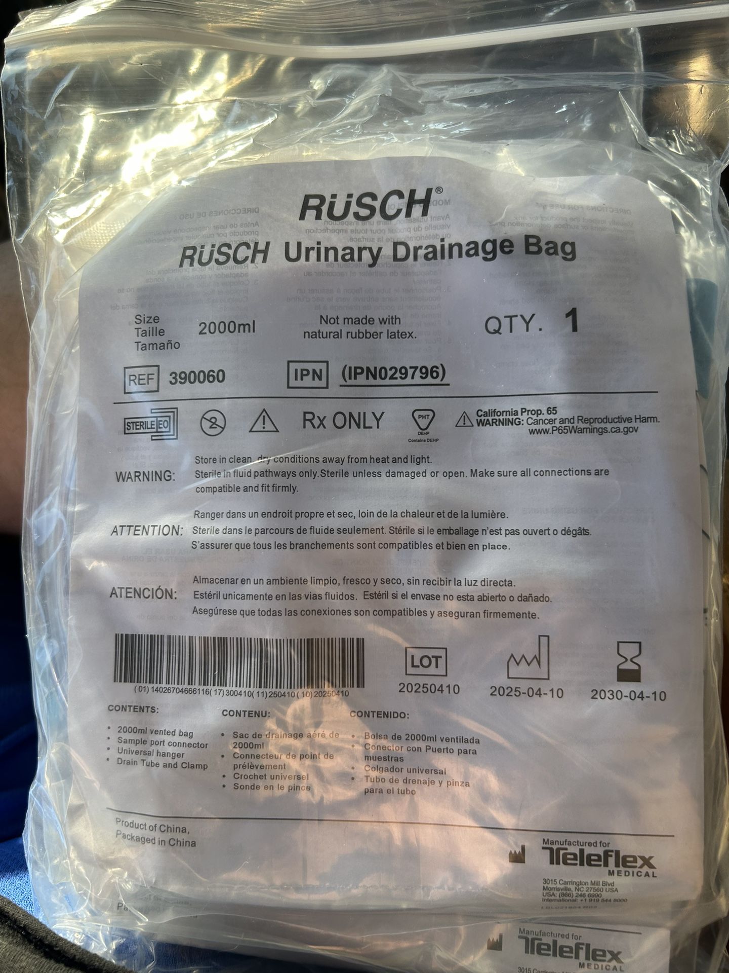 catheter Drainage Bag