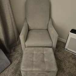 DELTA Children glider + glider ottoman.