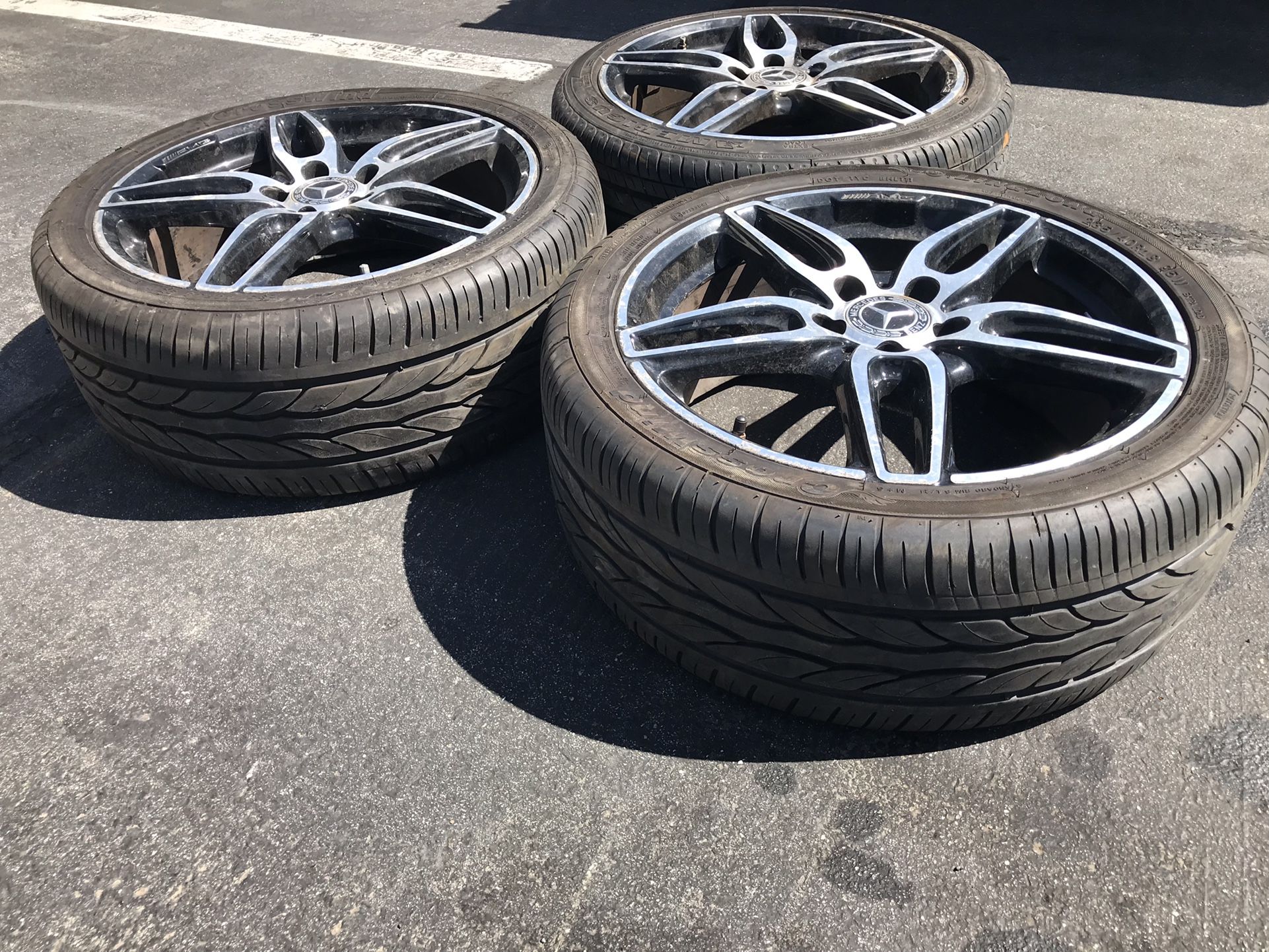 Mercedes Benz AMG 18” CLA250 wheels rims tires