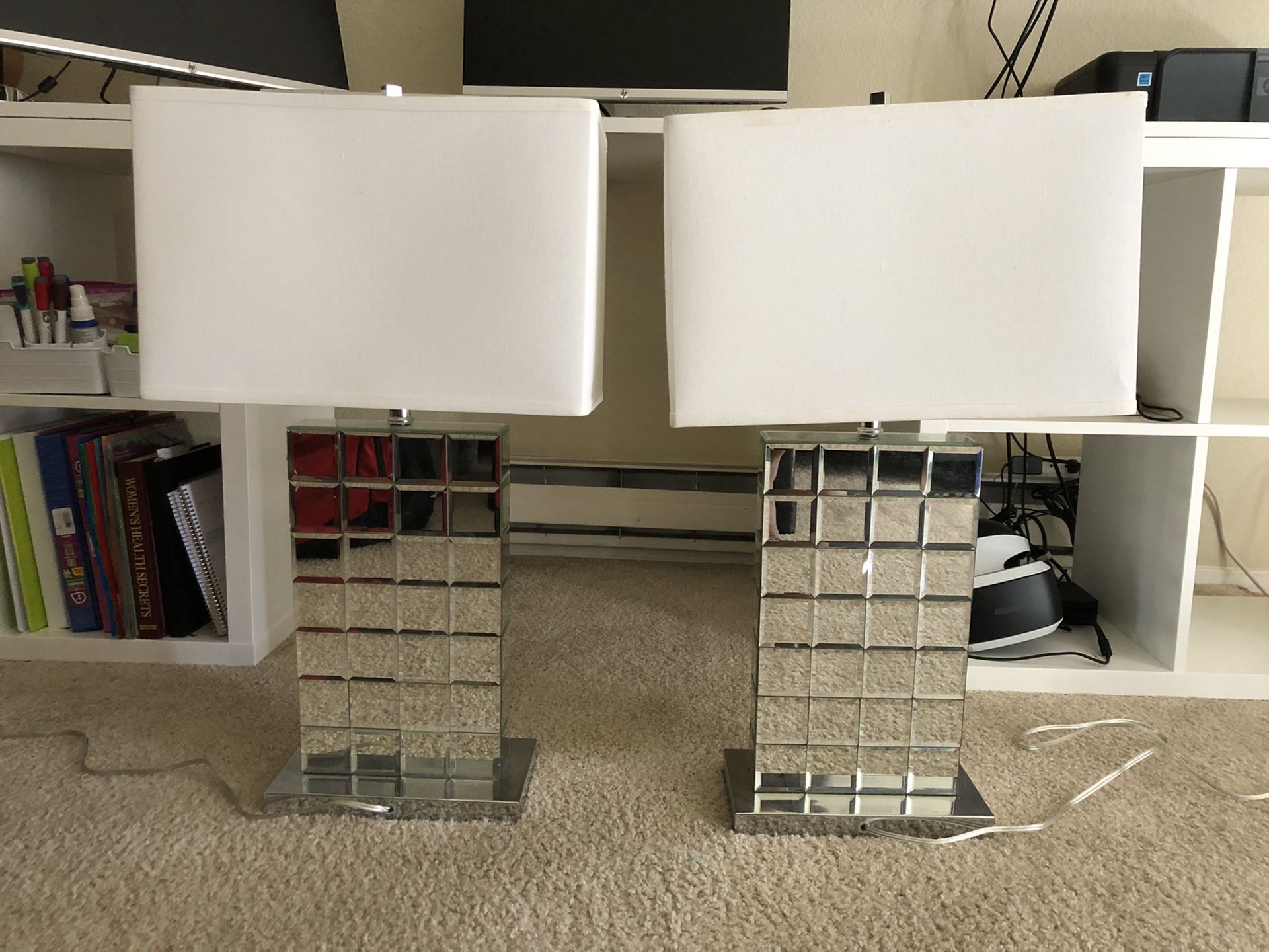 Mirrored Lamps
