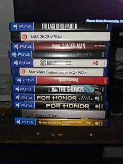 PS4 games