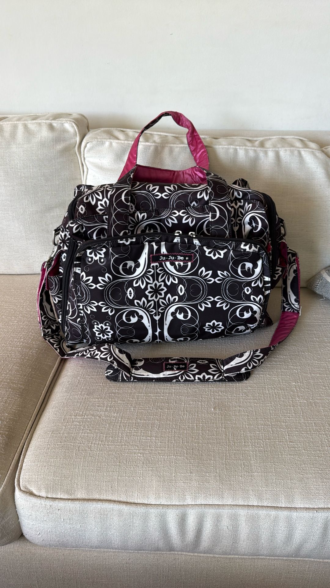 Ju Ju be Large Diaper bag shadow Waltz
