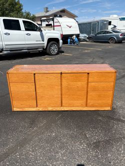 Nice 6ft Long Wood Credenza -$65