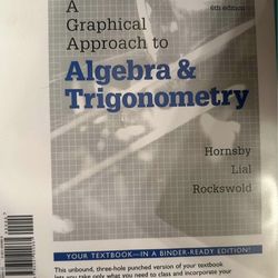 A Graphical Approach to Algebra and Trigonometry 6th Edition
