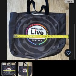 Nintendo Live 2023 Seattle Pax Carrying Bag Tote Souvenir Heavy Duty