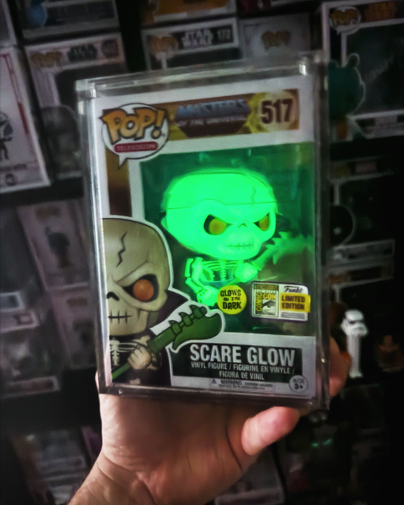 Vaulted Rare He-man Scare Glow  Funko