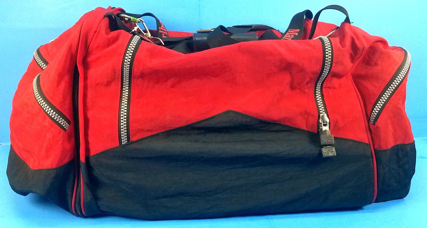 Vintage 90s Marlboro Unlimited Gym Sports Duffel Bag Travel supreme Backpack