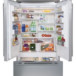 Brand New Subzero 42” Wide Built In French Door Refrigerator 