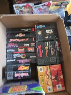 Vintage SNES Boxed Games Collection ! CIB