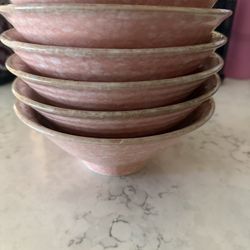 Japanese bowls 6 pieces , like NEW!! 