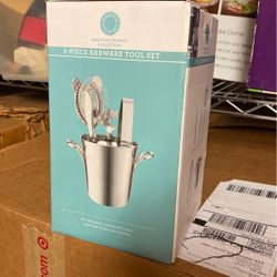 Martha Stewart 5 piece barware tool set