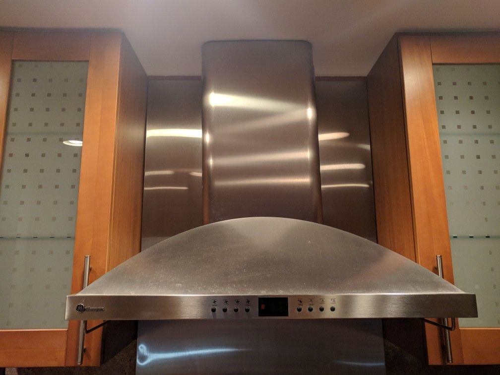 GE Monogram range hood vent