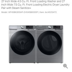 Samsung Washer And Dryer 