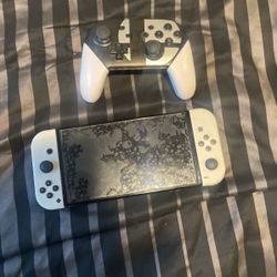 Switch Oled W/ Screen Protector 