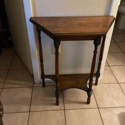 Antique Half Moon Hall Table