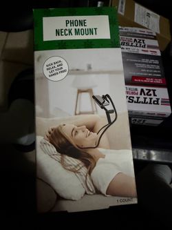 Phone holder on neck