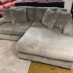 2 Piece Sofa Chaise Sectional 