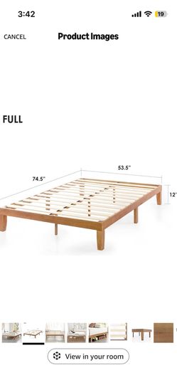Full size bed frame