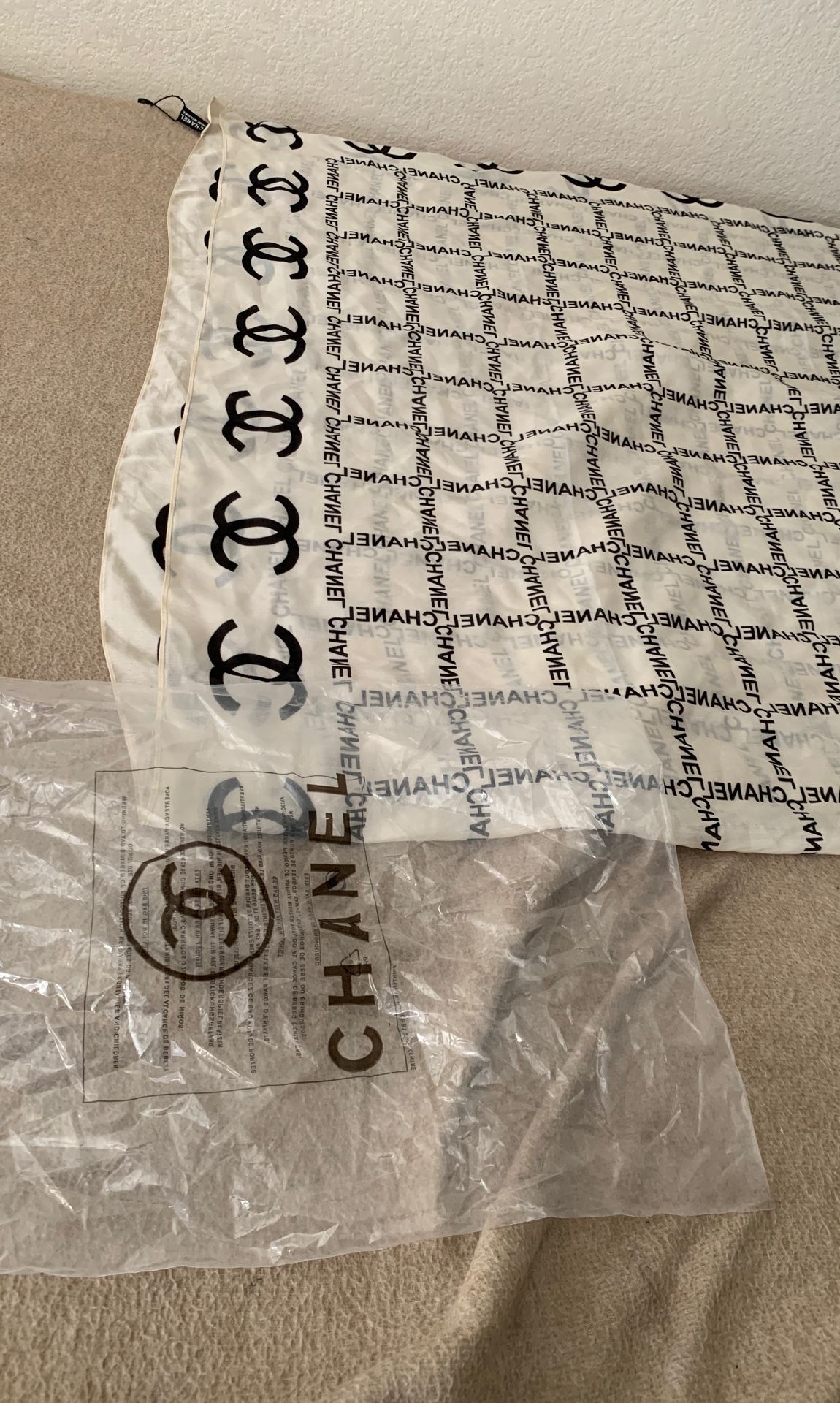 Chanel Scarf w/ original package bag