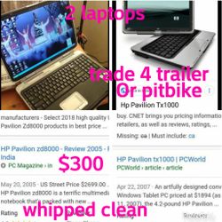 2 HP laptops fresh out of the shop