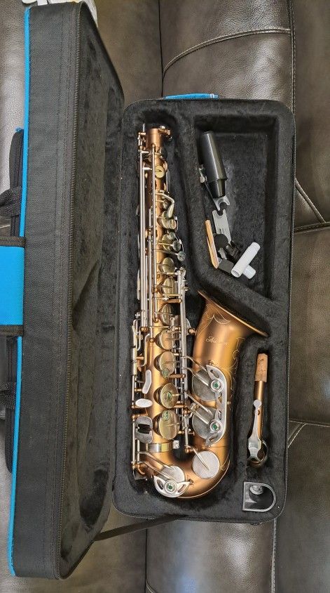 SLADE Soprano Saxophone B Flat (Curve) with Case H