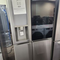 27 Cu.ft Side By Side Refrigerator With Craft Ice Maker 