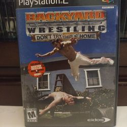 PS2 Backyard Wrestling Don't Try This At Home $35