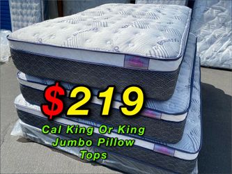 King Bamboo Plush Comfort Europillow Top 12inch Matres!!