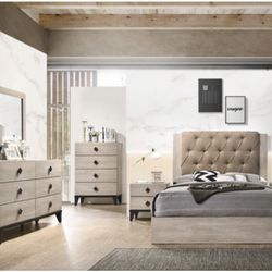 New In The Box 📦 King / Queen Bedroom Set 5pc - Delivery Available 