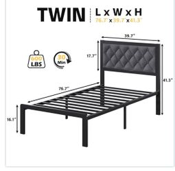 Twin bed frame