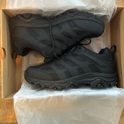 Merrell Moab 3 Tactical Hiking Boots Size 12 WIDE In Black
