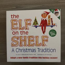 New Elf on the Shelf Box Set Boy Scout Elf with Blue Eyes with Storybook