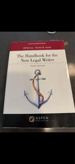 The Handbook for the New Legal Writer
