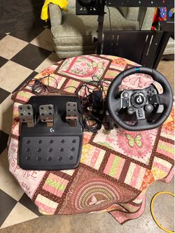 G923 wheel, peddles and shifter