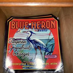 Lot Of 10 Crate label’s original vintage