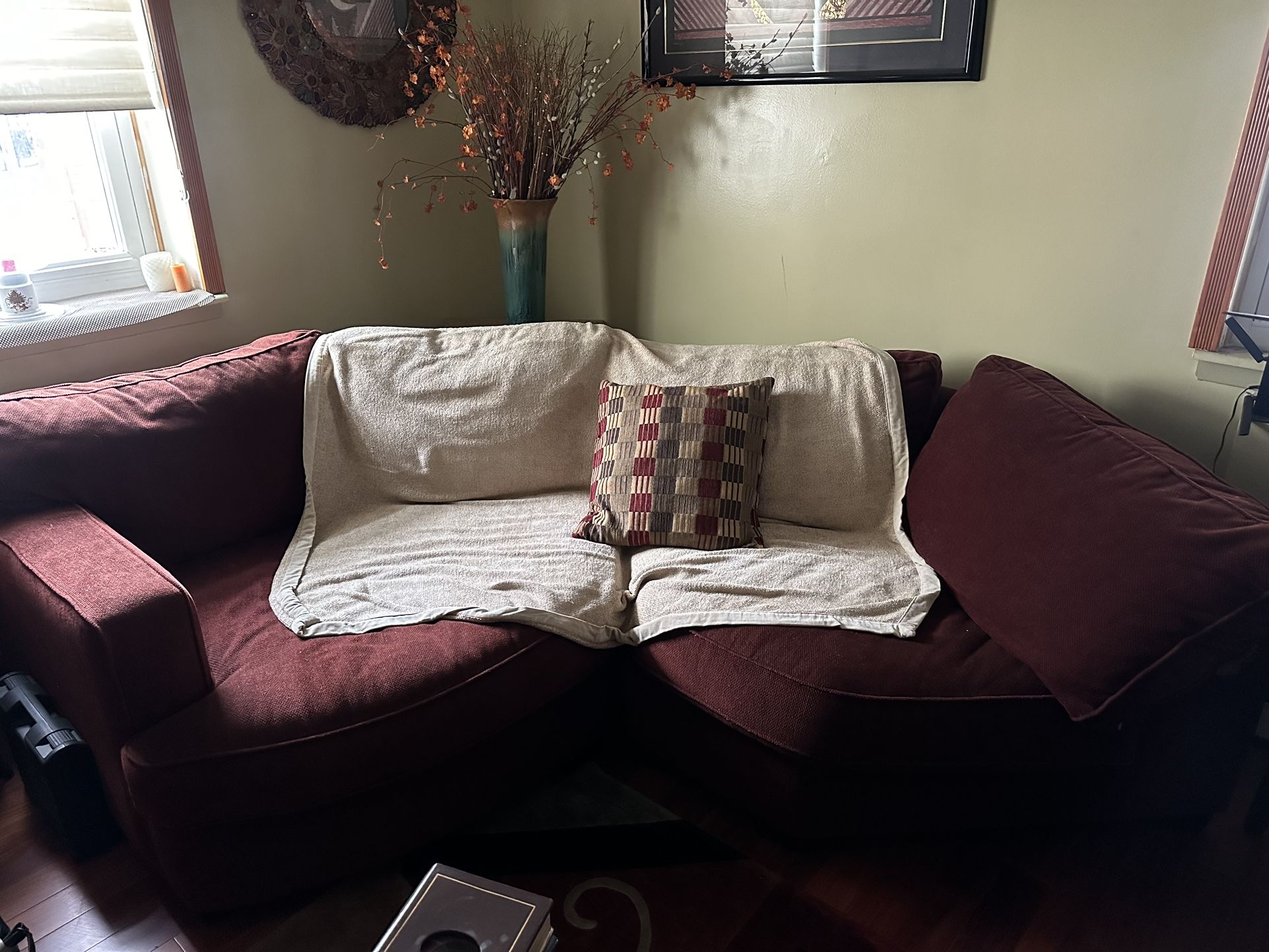 Red couches