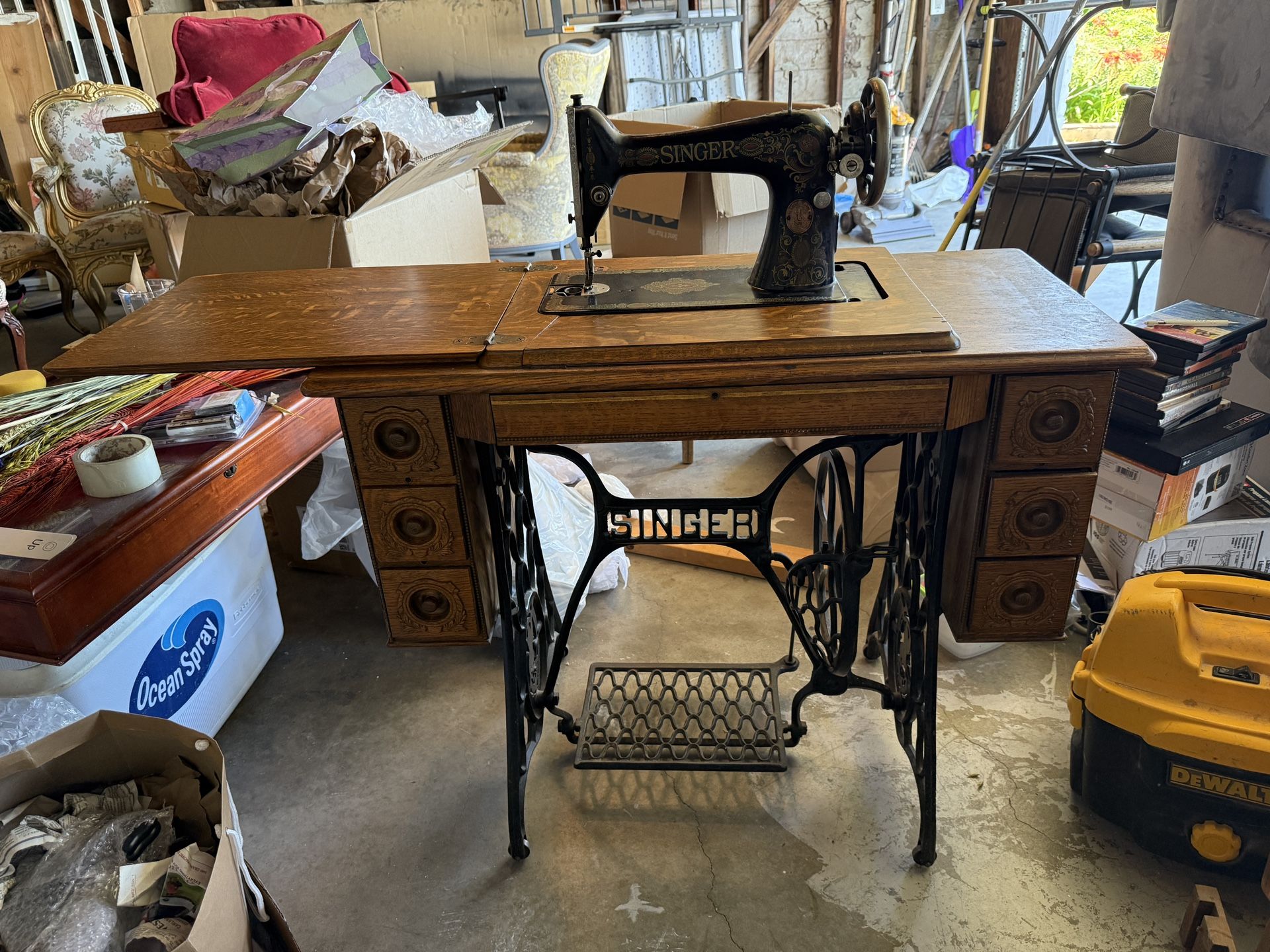 1910 Singer Sewing Table