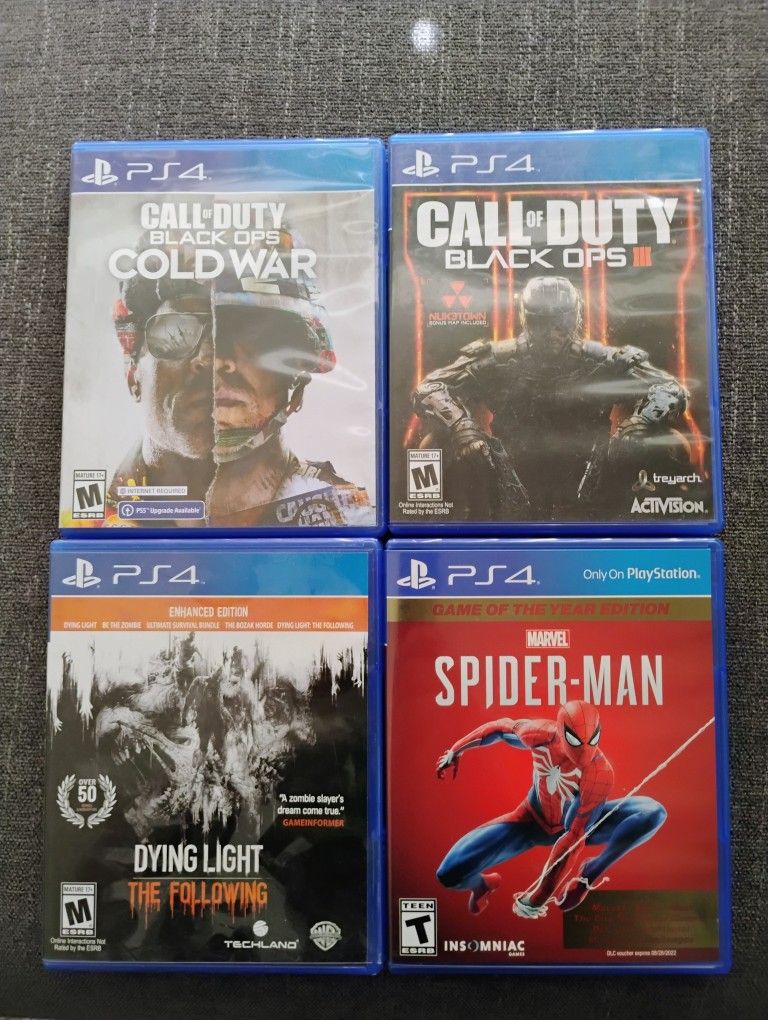 PS4 Games For Sale