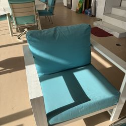 Table and 6 Chair Plus Sofa And Two Chairs 